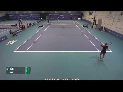 Celine Naef (SUI) vs Jana Fett (CRO) // 4-6 3-6 // W125 Rovereto // 1st Round