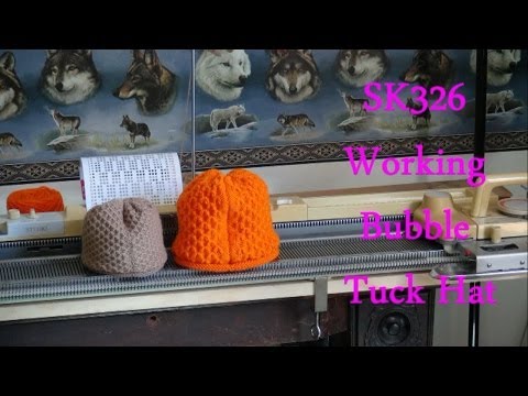 SK326 working Making a Tuck Stitch Hat