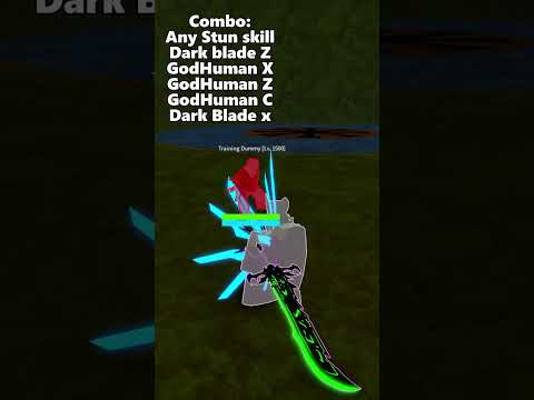 OP Dark Blade ONESHOT Combo! #roblox #shorts #darkblade #bloxfruits