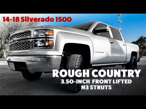 Rough County 3.5 Inch Strut N3 Lift with Upper Control Arms - 14-18 Silverado 1500