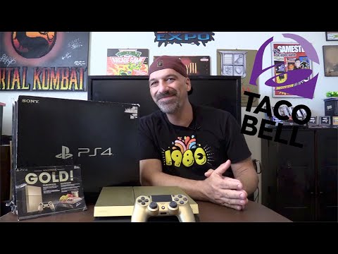 Rare Limited Edition Taco Bell Gold Playstation 4 System Review - Gamester81