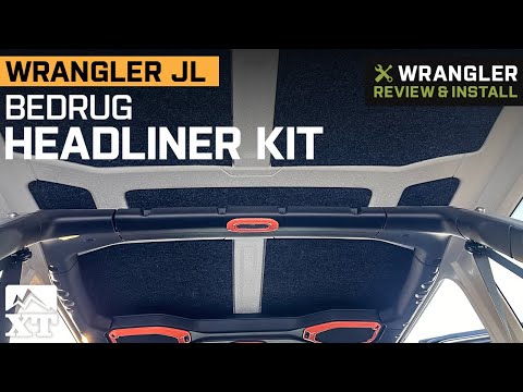 Jeep Wrangler JL 4-Door BedRug Headliner Kit Review & Install