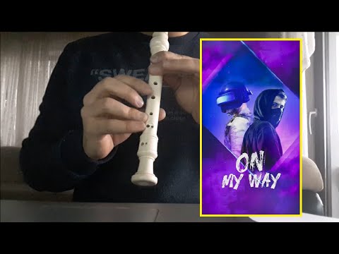 Alan Walker - On My Way (PUBG Mobile Soundtrack) Recorder Block Flute Notes