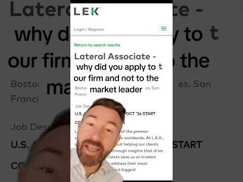 Tricky questions during job interviews at tier 2 consulting firms… #jobinterview #jobinterviewtips