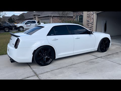 New Wheels and Lowering Springs on the 300 #chrysler300 #mopar