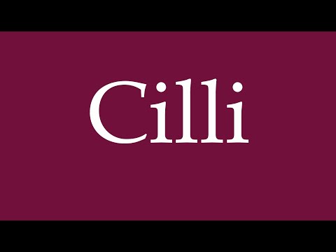 How to Pronounce ''Cilli'' Correctly in German