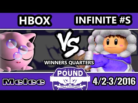 Pound 2016 - Infinite Numbers (Ice Climbers) Vs. Hungrybox (Jigglypuff) - Winners Quarters - SSBM