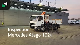 Camion ribaltabile Mercedes-Benz Atego 1624 4X2 Palfinger PK10000 Kran Crane Manual Steelsuspensi | Immagine 4 - Autoline