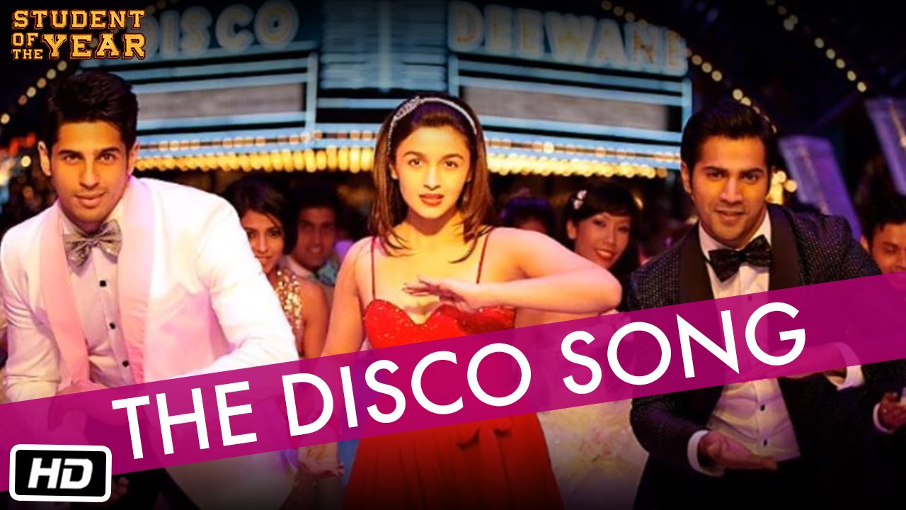 Disco Diwane Lyrics | Student Of The Year | Sunidhi Chauhan, Benny Dayal, Nazia Hassan | Vishal Shekhar
