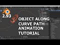 Object Along Curve Path Animation Tutorial In Blender 2 93