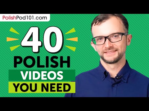 Learn Polish: 40 Beginner Polish Videos You Must Watch