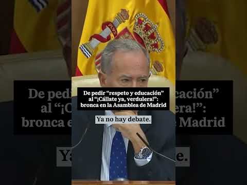 🔥 Del «Cállate ya, verdulera» al «Pónganse un poco de educación» de AYUSO 🏛️💥