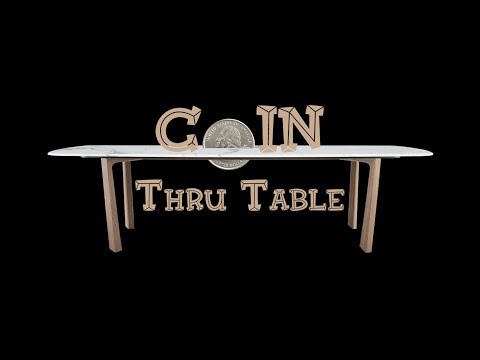 Coin Through Table - magic trick
