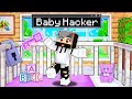 Playing As A Baby HACKER In Minecraft Hindi