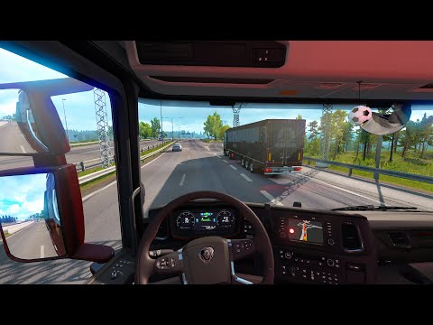 Driving Scania S520 v8 Episode 12 - Petersburg to Helsinki - ETS2