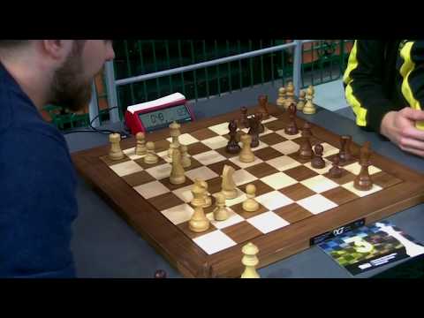 GM Maksim Chigaev - GM David Navara, Blitz chess, Caro-Kann defense