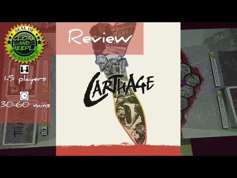 Cloak and Meeple: Review | Carthage (SAS Creative)