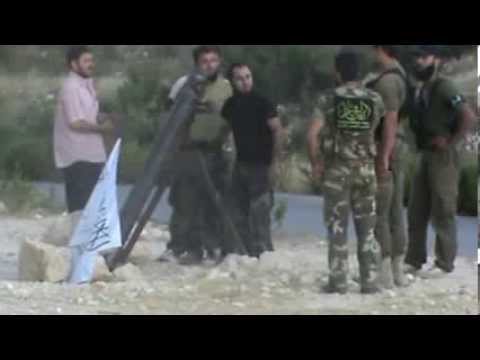 استهداف مقرات النظام من قبل كتيبة الظاهر بيبرس في قرية بلاطة في ريف اللاذقية