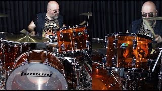 Video thumbnail for Bateria Ludwig Vistalite Zep Set Acrylic 26",14",16",18" Quick Check Drum Set by Batera Clube Drum Shop