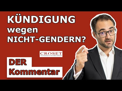 Arbeitsgericht zur Kündigung wegen Gendern – Urteil erklärt #arbeitsrecht #gendern #kündigung