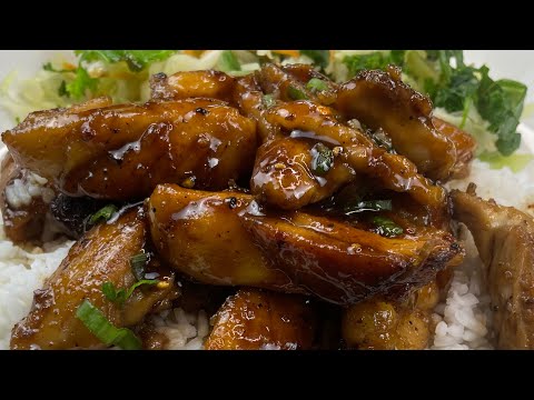 “SIMPLE AND EASY BOURBON CHICKEN RECIPE!!”