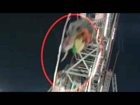 Anathapuram Exhibition Giant Wheel Accident || People Falls of From The compartment Of A Giant Wheel
