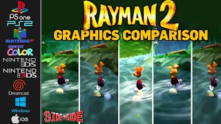 Rayman 2  Graphics Comparison  PS1 PS2 N64 GBC DS 