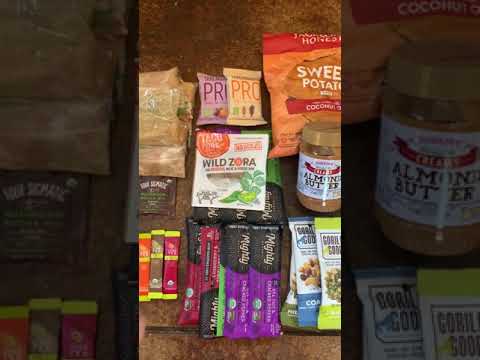 5-day food resupply box for a thru-hike