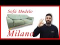 Miniatura Sofá Milano