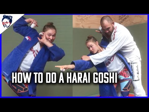 How To Do a Harai Goshi Sweeping Hip Part 1 | Ronda's Dojo #48