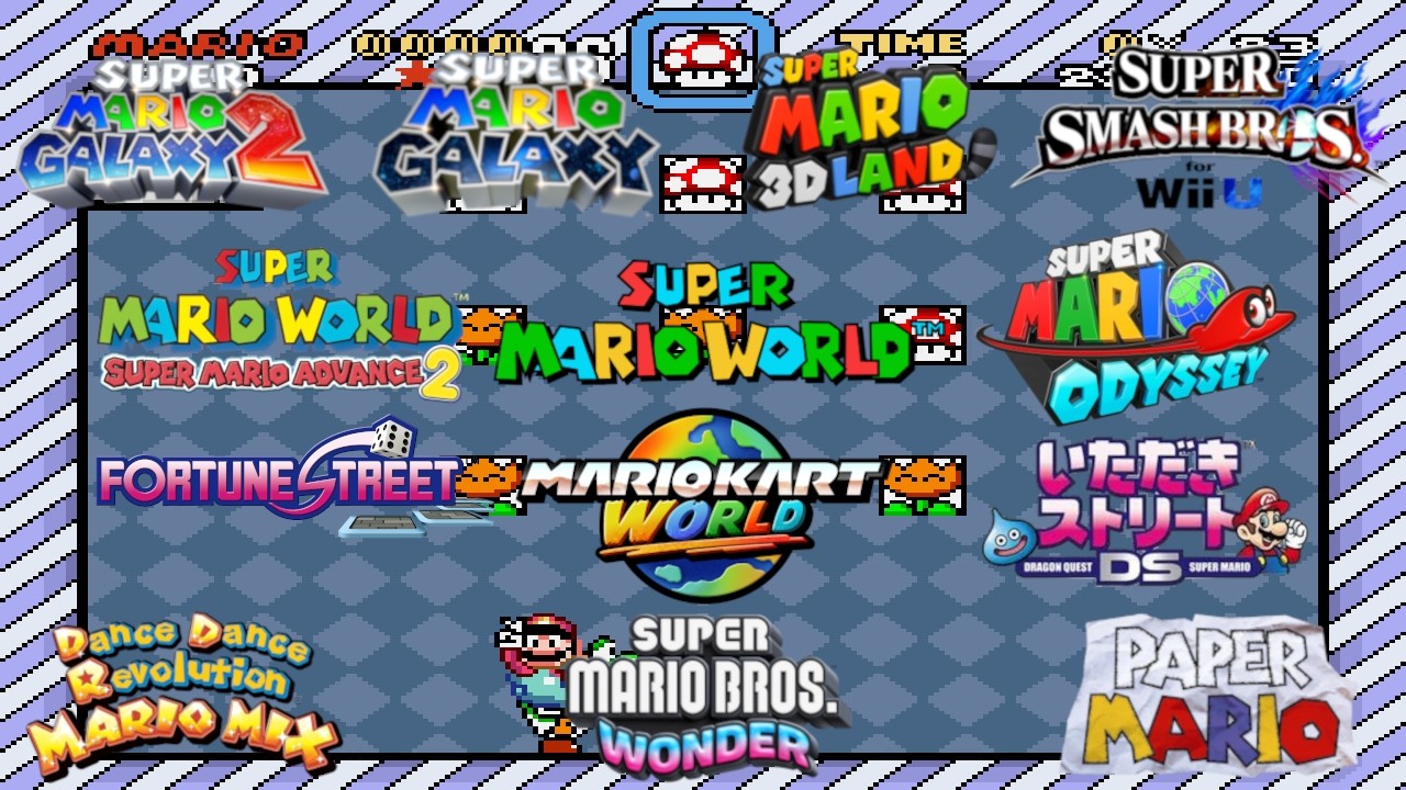 Super Mario World: Bonus Game Theme Mashup (13Songs)