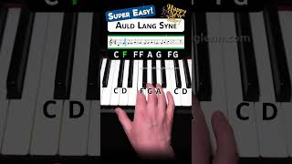 Download lagu Learn THIS for the New Year! 🎉🎹🎉 Auld Lang Syne EASY piano tutorial! mp3