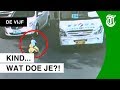 Spookrijdertje trotseert drukke spits - DE VIJF