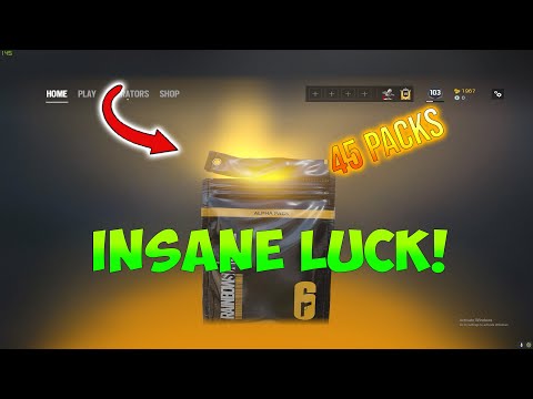 YOU WON'T BELIEVE MY LUCK!!! - Rainbow Six Siege Alpha Pack Opening