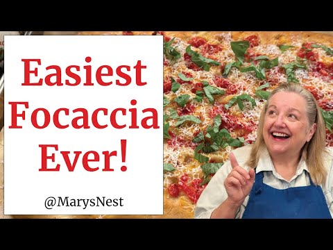 A Focaccia So Easy Anyone Can Make It! A Delicious Italian Flatbread