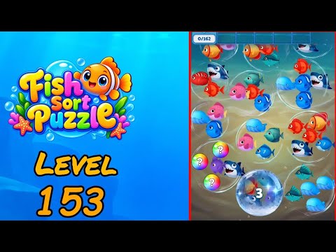 Fish Sort Puzzle Level 153 Walkthrough thumbnail