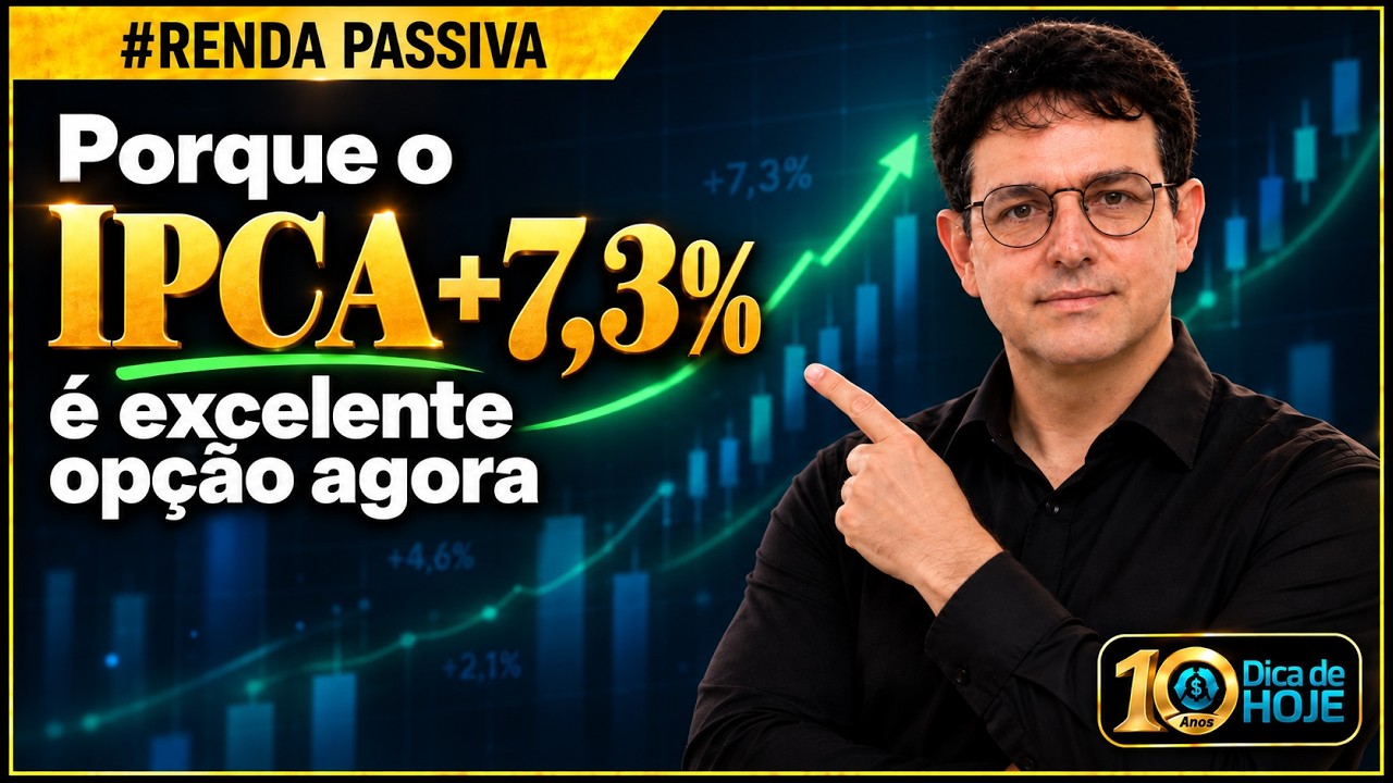 Porque o IPCA + 7,3% é excelente opção agora