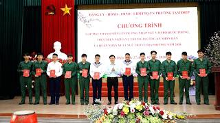 Đảng ủy - HĐND - UBND - UB MTTQ Việt Nam phường Tam Điệp long trọng tổ chức Chương trình gặp mặt thanh niên lên đường nhập ngũ và quân nhân hoàn thành nghĩa vụ quân sự trở về địa phương năm 2026.
