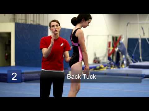 Standing Handsprings &amp; Tucks for Beginner Gymnasts : Beginning Gymnastics