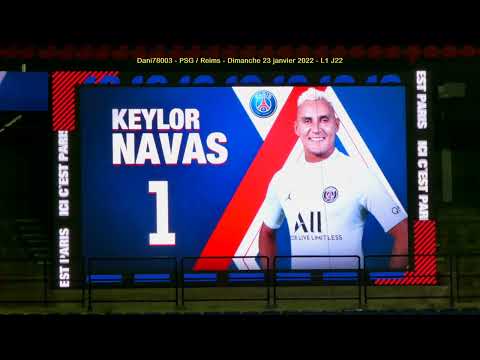PSG / Reims 23.01.2022 : 4-0 (L1 J22) 2/4 : Composition du PSG