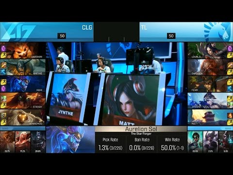 CLG vs TL Game 4 Highlights - COUNTER LOGIC GAMING vs TEAM LIQUID NA LCS PLAYOFFS QUARTERFINAL #2 16