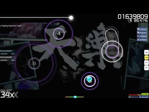 Osu! Wagakki Band - Tengaku [Uncompressed Fury of a Raging Japanese God] (Mouse)
