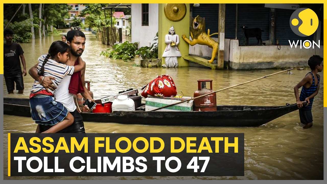 Assam floods kill 47 as heavy monsoon rains inundate India's northeast