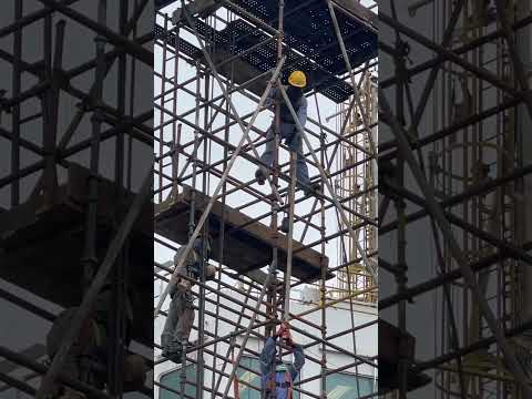 #scaffolding #for #crane #repair #on #offshore #drilling #rig #hardwork #team #work #oil #and #gas
