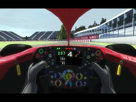 F1 2018 Canadian Grand Prix Montreal Guide Hot Lap Onboard With Halo On rFactor 2 Round 7