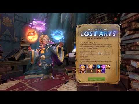 The 'Acolyte of the Lost Arts' Young Invoker Hero Persona trailer