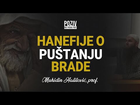 HANEFIJE O PUŠTANJU BRADE - Muhidin Halilović, prof. ᴴᴰ┇Poziv na pravi put