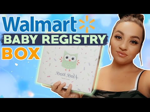 Unboxing My Walmart Baby Registry Box & Amazon Baby...