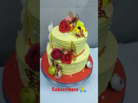 2step wedding cake #cakedesign #cakedecorating #customized #@viral #video