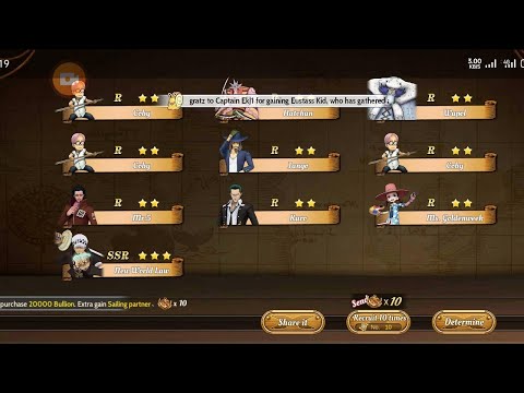 Gacha One piece Burning will | map sumur arlong masih hangat banyak SSR wajib cobain kembali